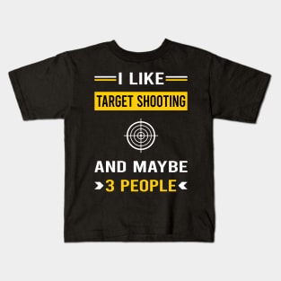 3 People Target Shooting Kids T-Shirt